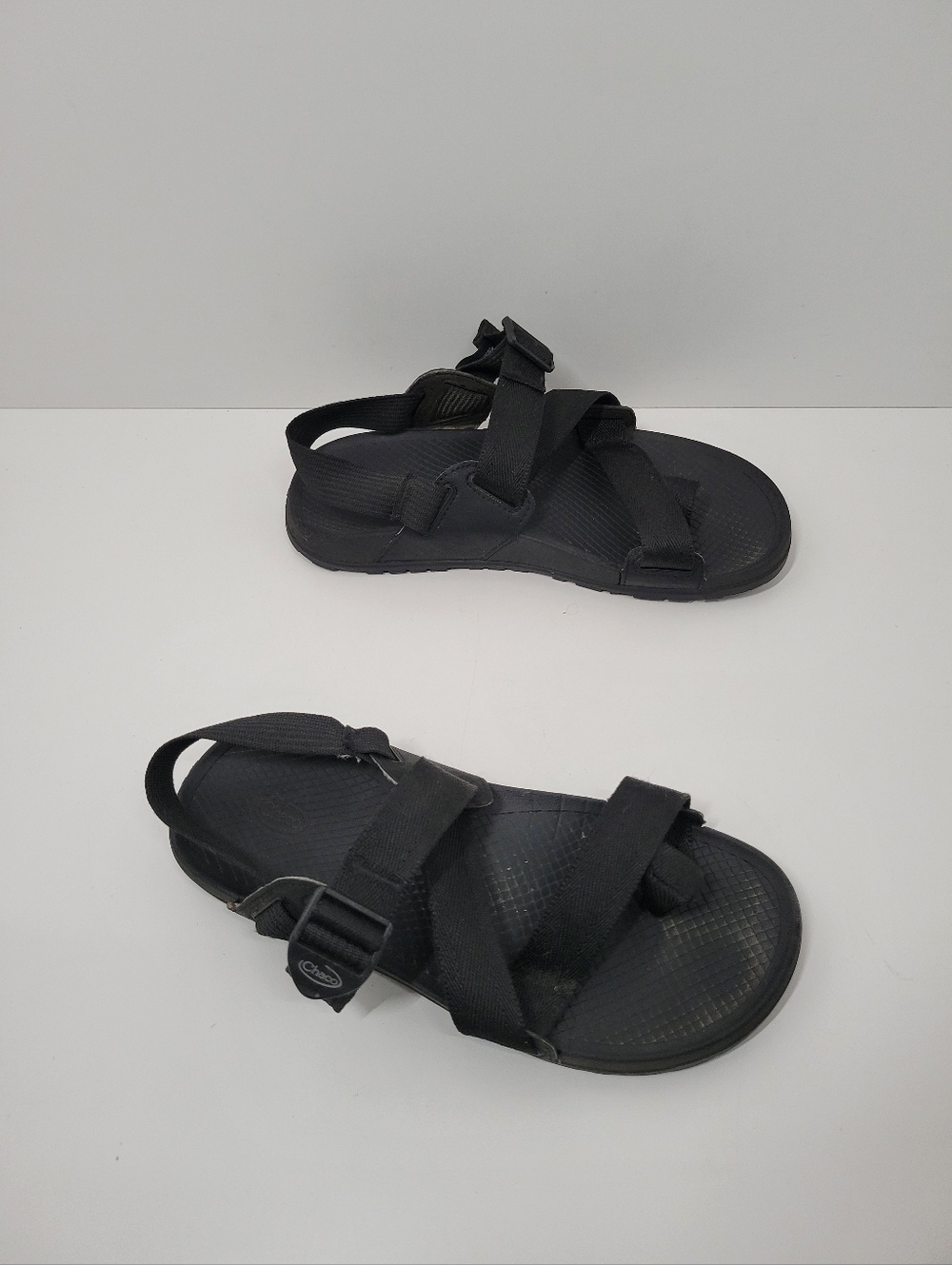 Chaco Lowdown Black Adjustable Straps Sandals Men Size 8
